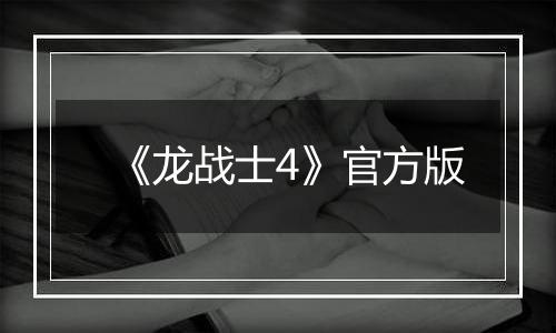 《龙战士4》官方版
