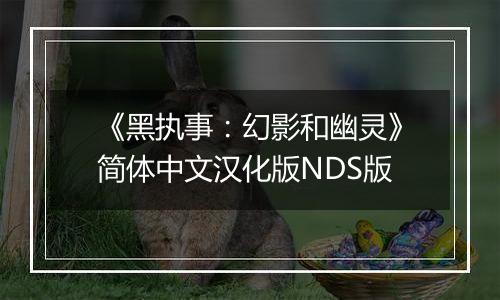 《黑执事：幻影和幽灵》简体中文汉化版NDS版