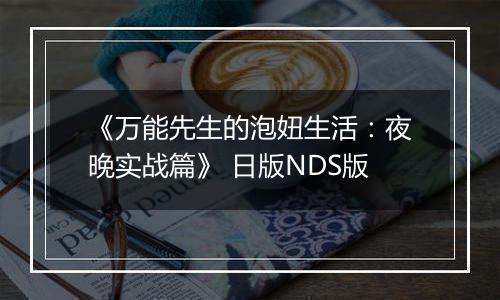 《万能先生的泡妞生活：夜晚实战篇》 日版NDS版