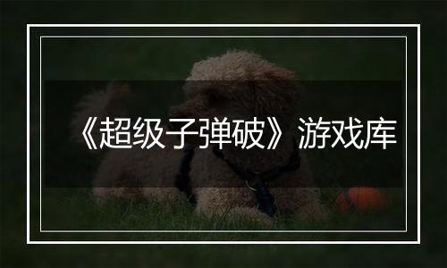 《超级子弹破》游戏库
