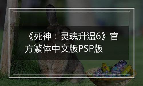 《死神：灵魂升温6》官方繁体中文版PSP版