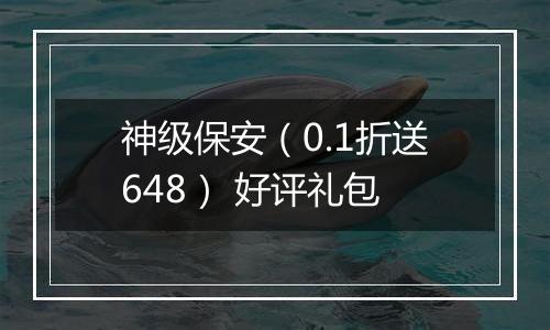 神级保安（0.1折送648） 好评礼包