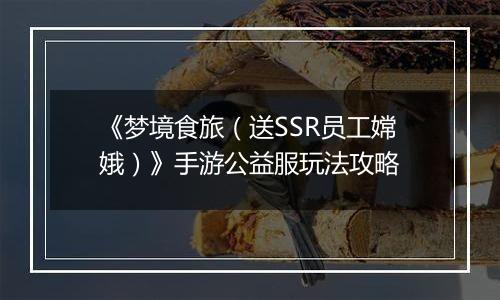 《梦境食旅（送SSR员工嫦娥）》手游公益服玩法攻略