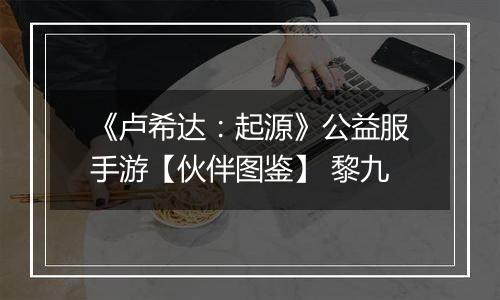 《卢希达：起源》公益服手游【伙伴图鉴】 黎九