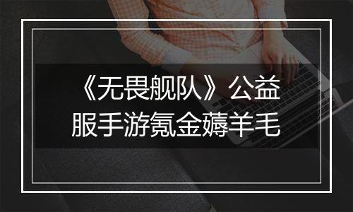 《无畏舰队》公益服手游氪金薅羊毛
