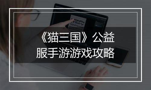 《猫三国》公益服手游游戏攻略