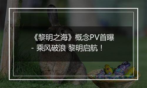 《黎明之海》概念PV首曝 - 乘风破浪 黎明启航！