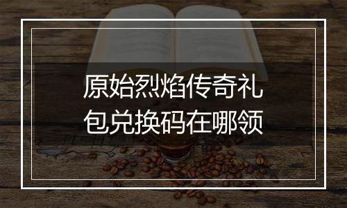 原始烈焰传奇礼包兑换码在哪领