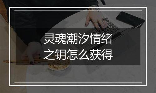 灵魂潮汐情绪之钥怎么获得