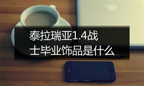 泰拉瑞亚1.4战士毕业饰品是什么