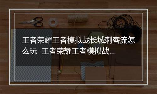 王者荣耀王者模拟战长城刺客流怎么玩  王者荣耀王者模拟战长城刺客流玩法推荐