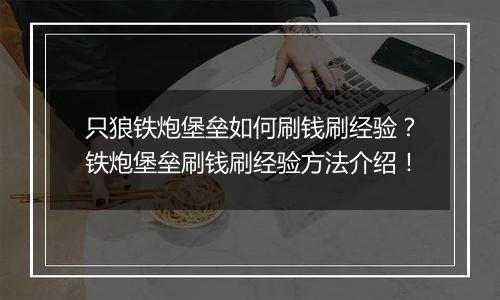 只狼铁炮堡垒如何刷钱刷经验？铁炮堡垒刷钱刷经验方法介绍！