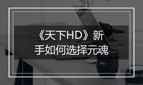 《天下HD》新手如何选择元魂