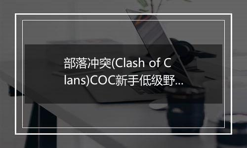 部落冲突(Clash of Clans)COC新手低级野猪流使用须知