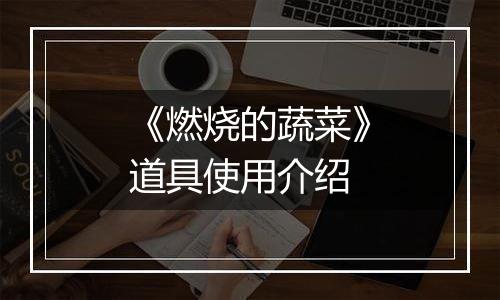 《燃烧的蔬菜》道具使用介绍