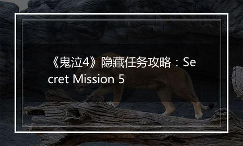 《鬼泣4》隐藏任务攻略：Secret Mission 5