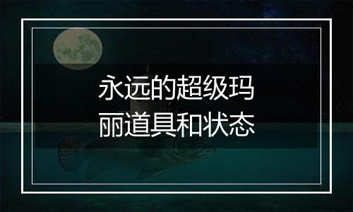 永远的超级玛丽道具和状态