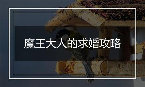 魔王大人的求婚攻略