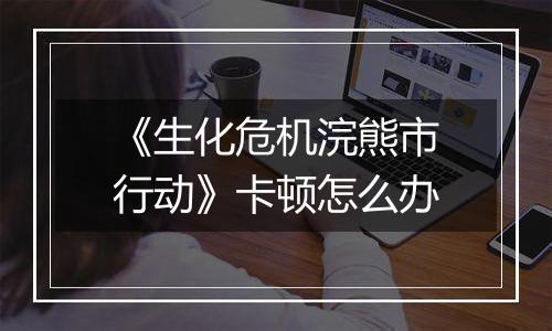 《生化危机浣熊市行动》卡顿怎么办