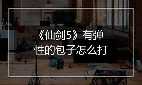 《仙剑5》有弹性的包子怎么打