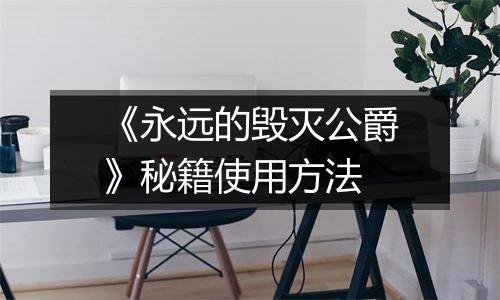 《永远的毁灭公爵》秘籍使用方法