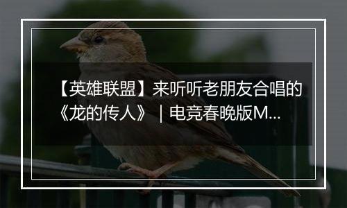 【英雄联盟】来听听老朋友合唱的《龙的传人》｜电竞春晚版MV