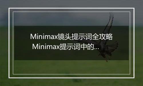 Minimax镜头提示词全攻略 Minimax提示词中的镜头语言描述指南