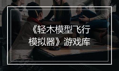 《轻木模型飞行模拟器》游戏库
