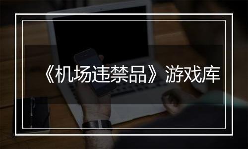 《机场违禁品》游戏库