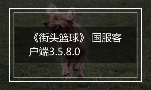 《街头篮球》 国服客户端3.5.8.0