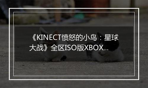 《KINECT愤怒的小鸟：星球大战》全区ISO版XBOX360版