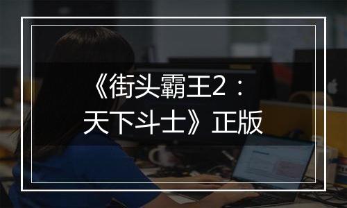 《街头霸王2：天下斗士》正版