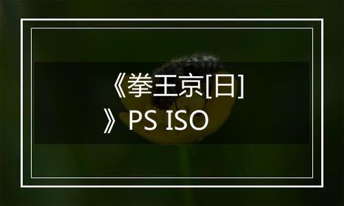 《拳王京[日]》PS ISO