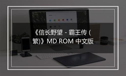 《信长野望 - 霸王传 (繁)》MD ROM 中文版