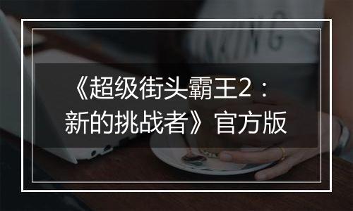 《超级街头霸王2:新的挑战者》官方版