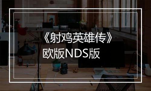 《射鸡英雄传》 欧版NDS版