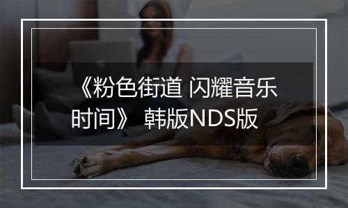 《粉色街道 闪耀音乐时间》 韩版NDS版