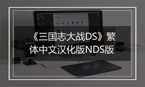 《三国志大战DS》繁体中文汉化版NDS版