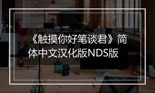 《触摸你好笔谈君》简体中文汉化版NDS版